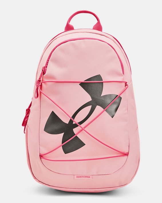 UA Hustle Play Backpack, Pink, pdpMainDesktop image number 0